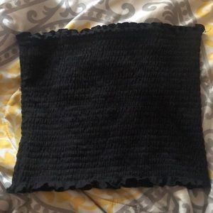 Simple black tube top